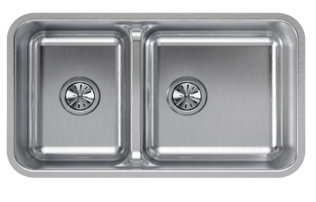 Elkay Lustertone Double Bowl Undermount Stainless Steel