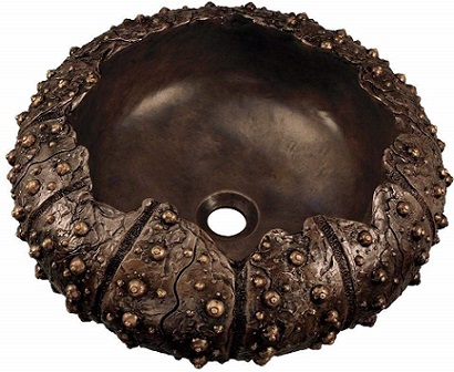 Copper round bowl